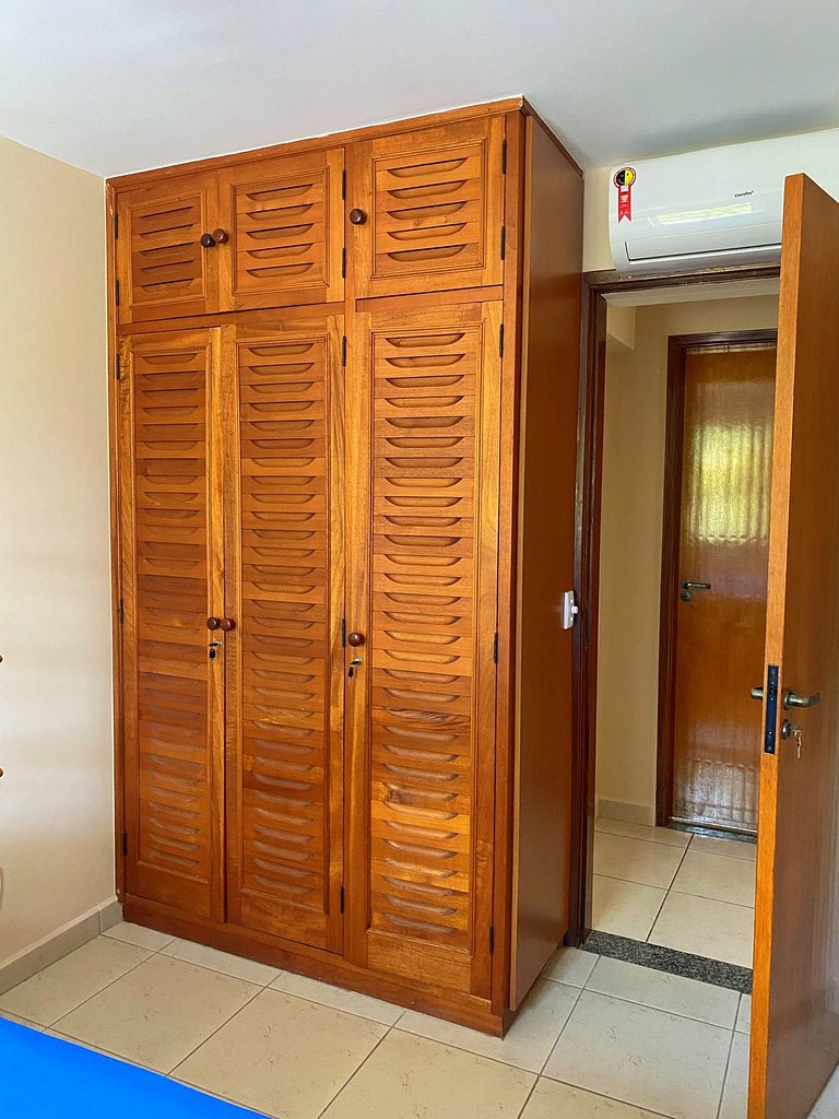 Apartamento Praia Grande Tenório pé na areia c/ ar