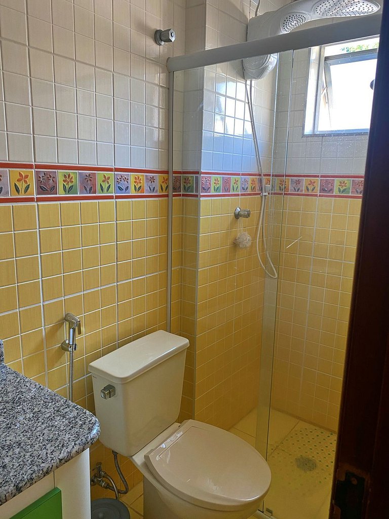 Apartamento Praia Grande Tenório pé na areia c/ ar