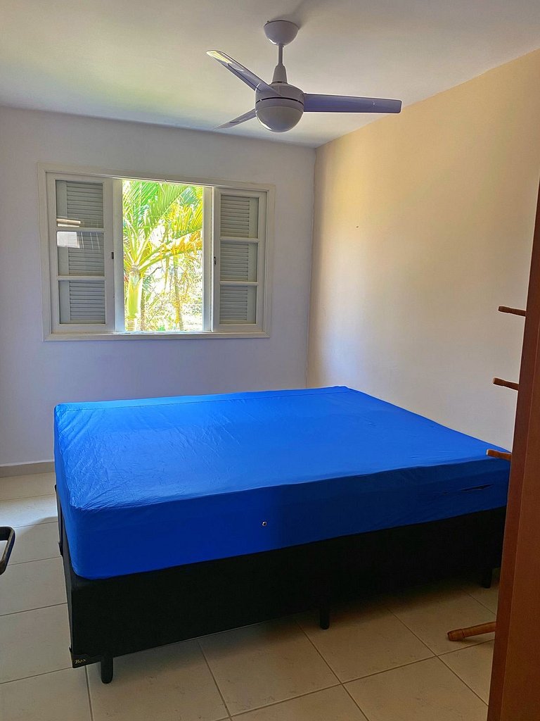 Apartamento Praia Grande Tenório pé na areia c/ ar