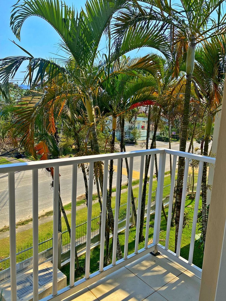 Apartamento Praia Grande Tenório pé na areia c/ ar