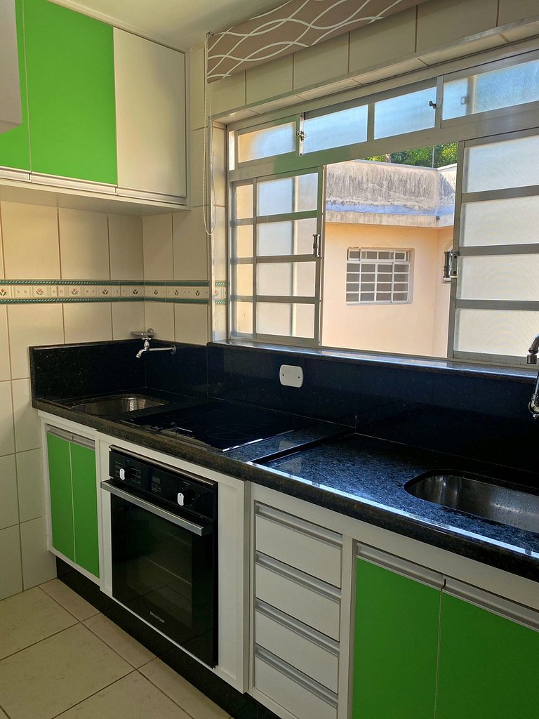 Apartamento Praia Grande Tenório pé na areia c/ ar
